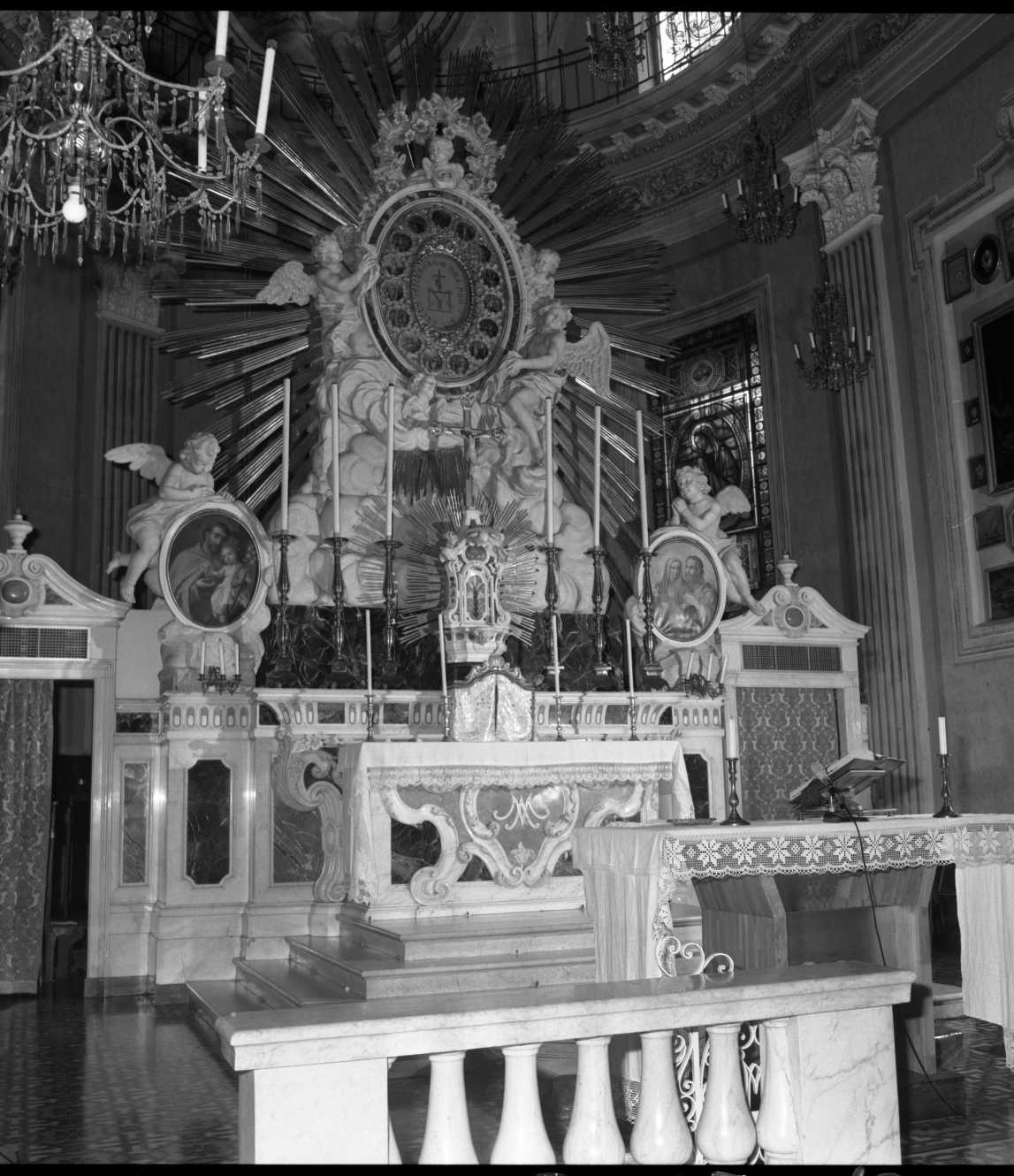 altare maggiore, opera isolata - bottega ligure (sec. XIX)