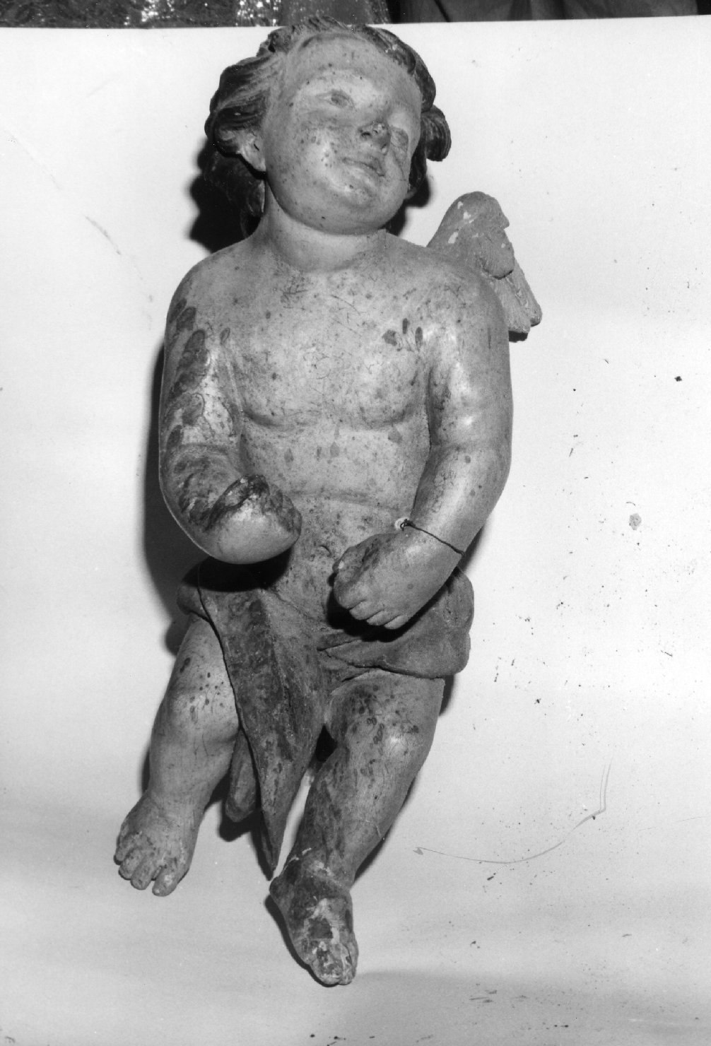 putto (scultura, frammento) di Maragliano Anton Maria (scuola) (prima metà sec. XVIII)