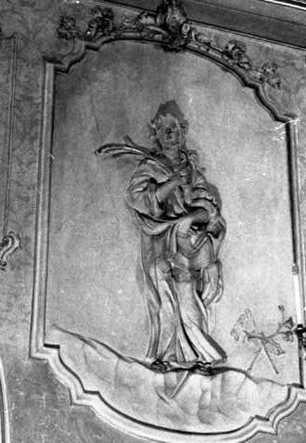 Santa Giuliana di Nicomedia (rilievo, complesso decorativo) - ambito ticinese (terzo quarto sec. XVIII)