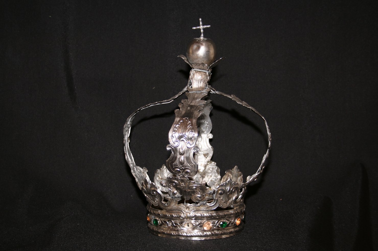 corona da statua, elemento d'insieme - ambito ligure (sec. XVIII)
