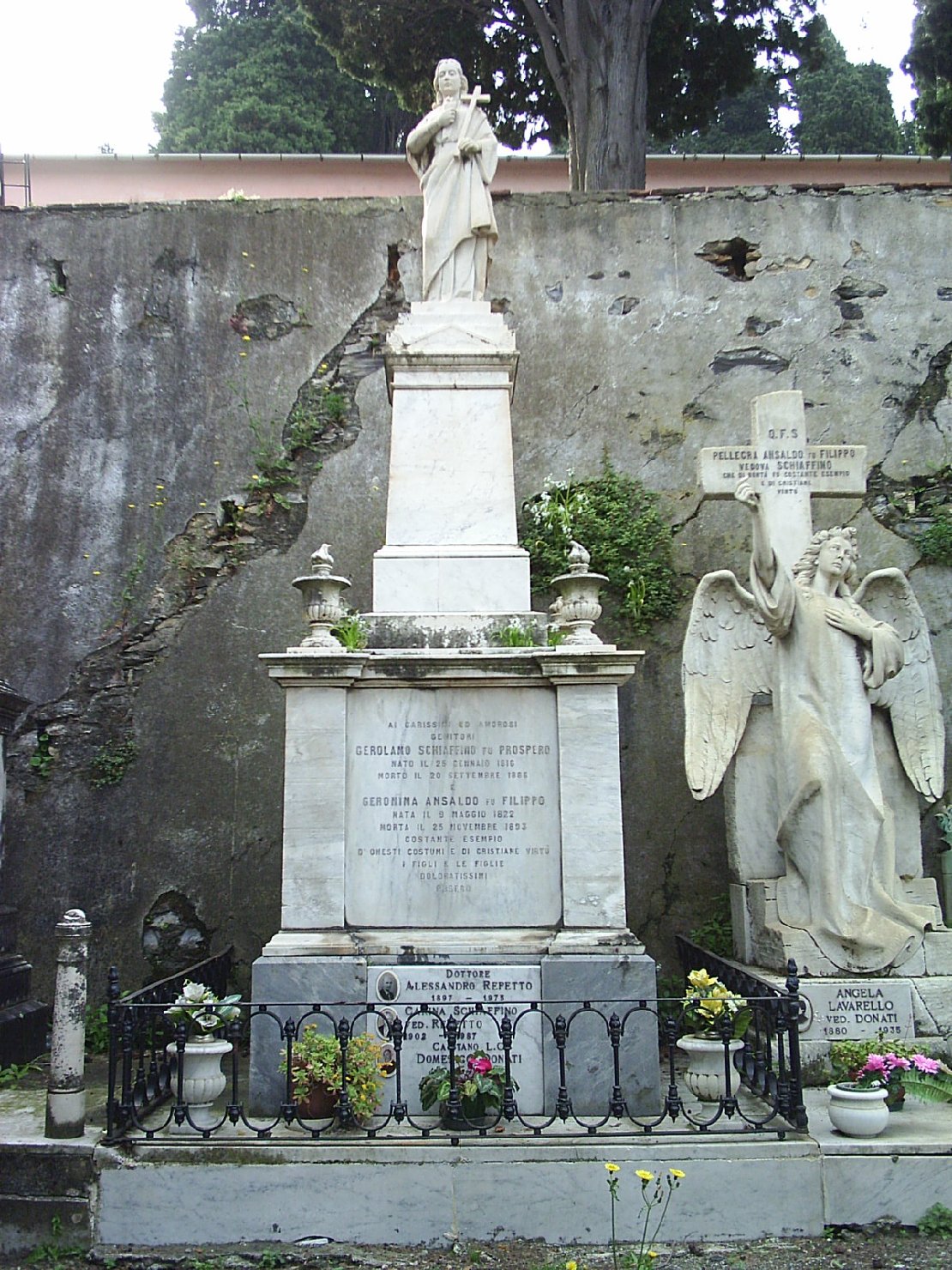 Fede (monumento funebre - a cippo, opera isolata) - ambito ligure (sec. XIX)