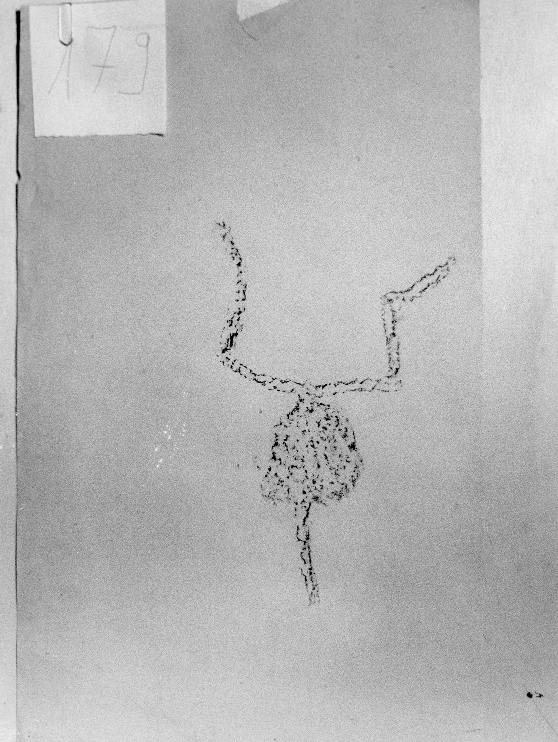 FIGURA ZOOMORFA (disegno) di Bicknell Clarence (attribuito) (sec. XX)