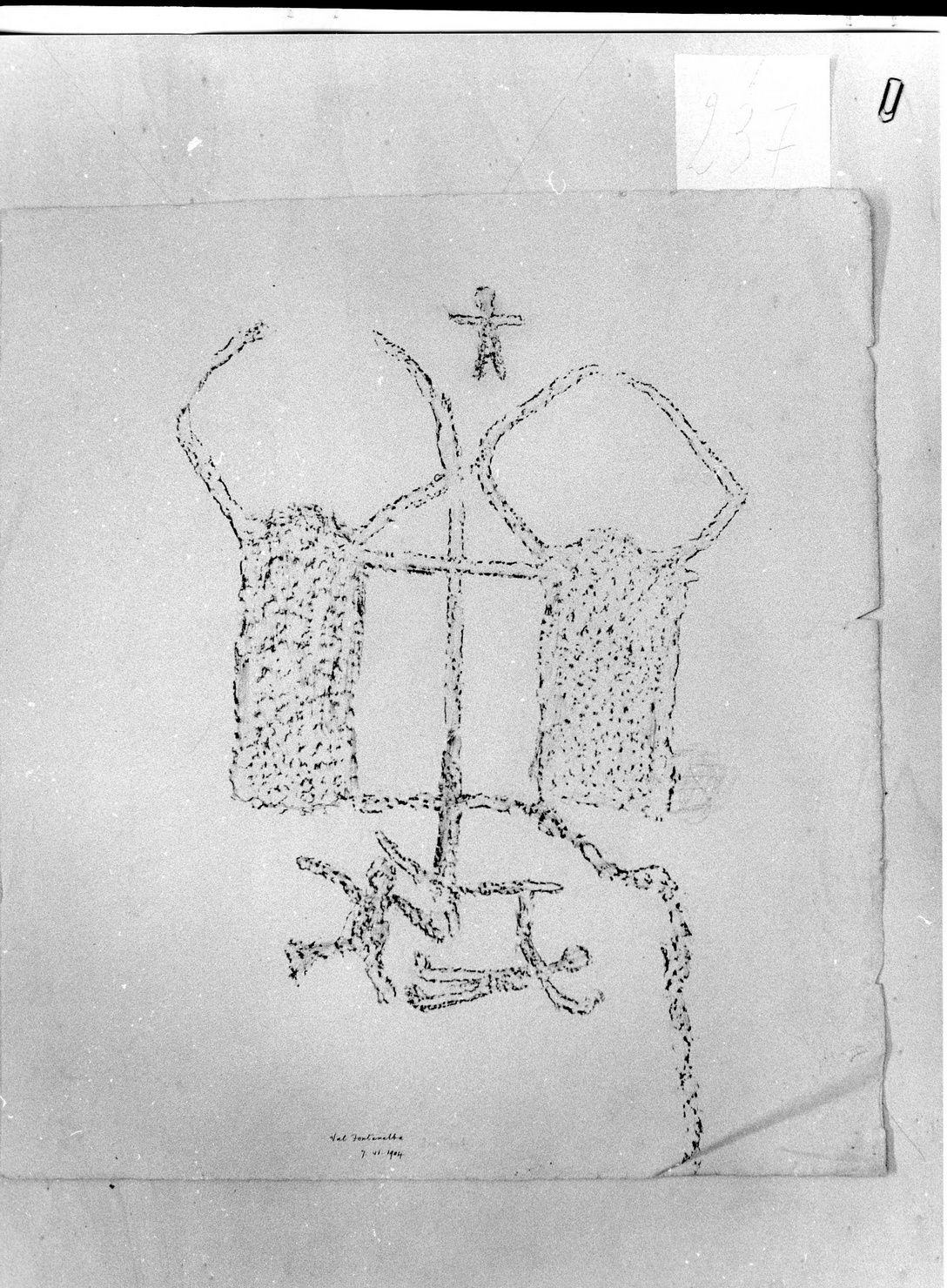 ARATRO (disegno) di Bicknell Clarence (attribuito) (sec. XX)