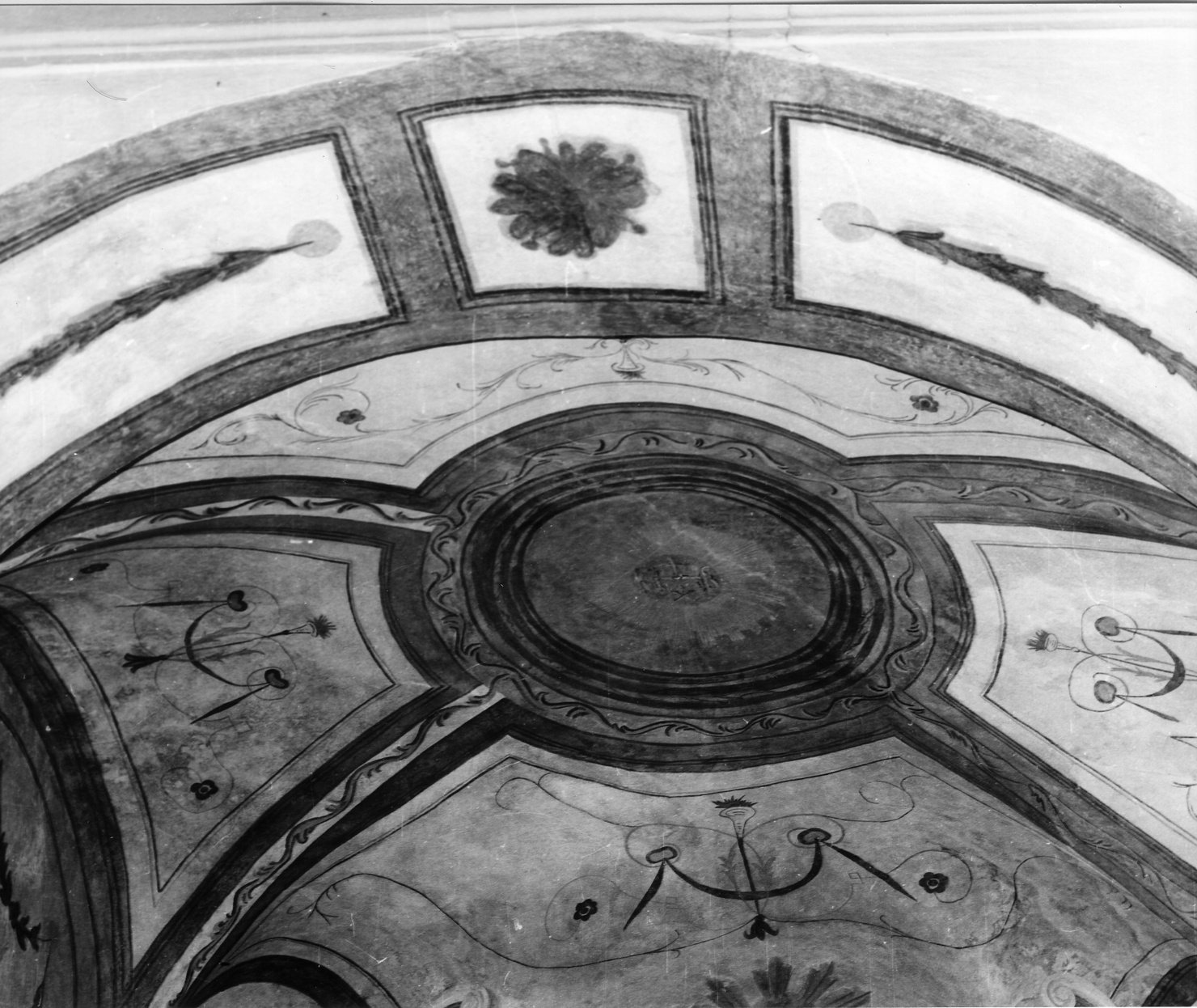 motivi decorativi (dipinto murale) - ambito ligure (inizio sec. XX)