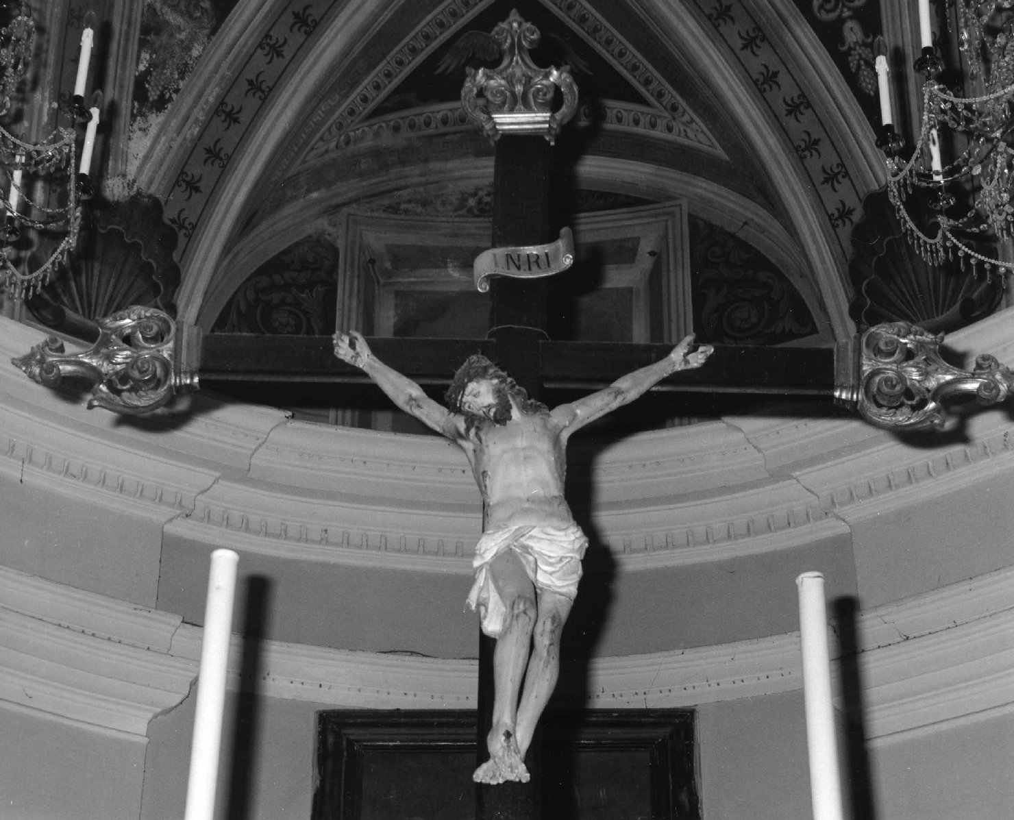 Cristo spirante, Cristo crocifisso dolente (scultura) - produzione ligure (fine sec. XIX)
