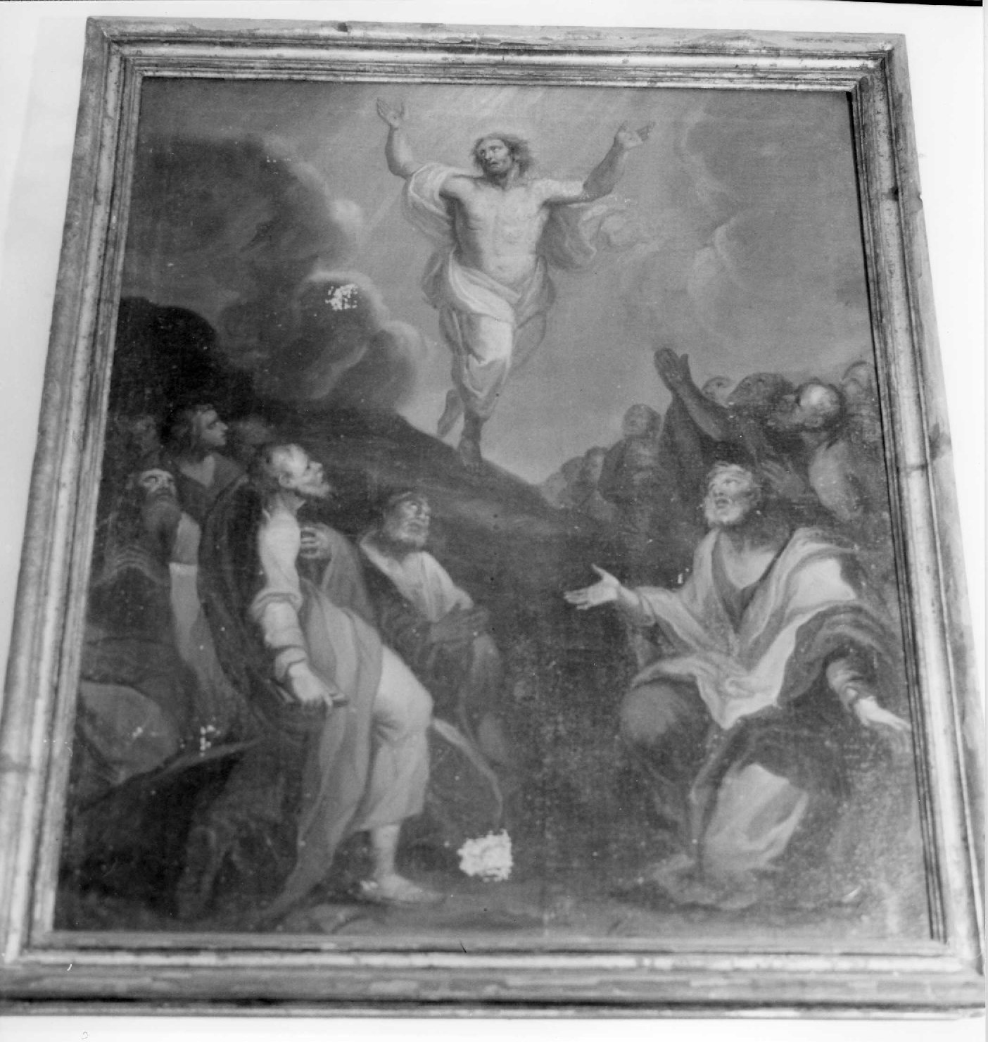ascensione di Cristo (dipinto, opera isolata) - ambito ligure (prima metà sec. XVIII)