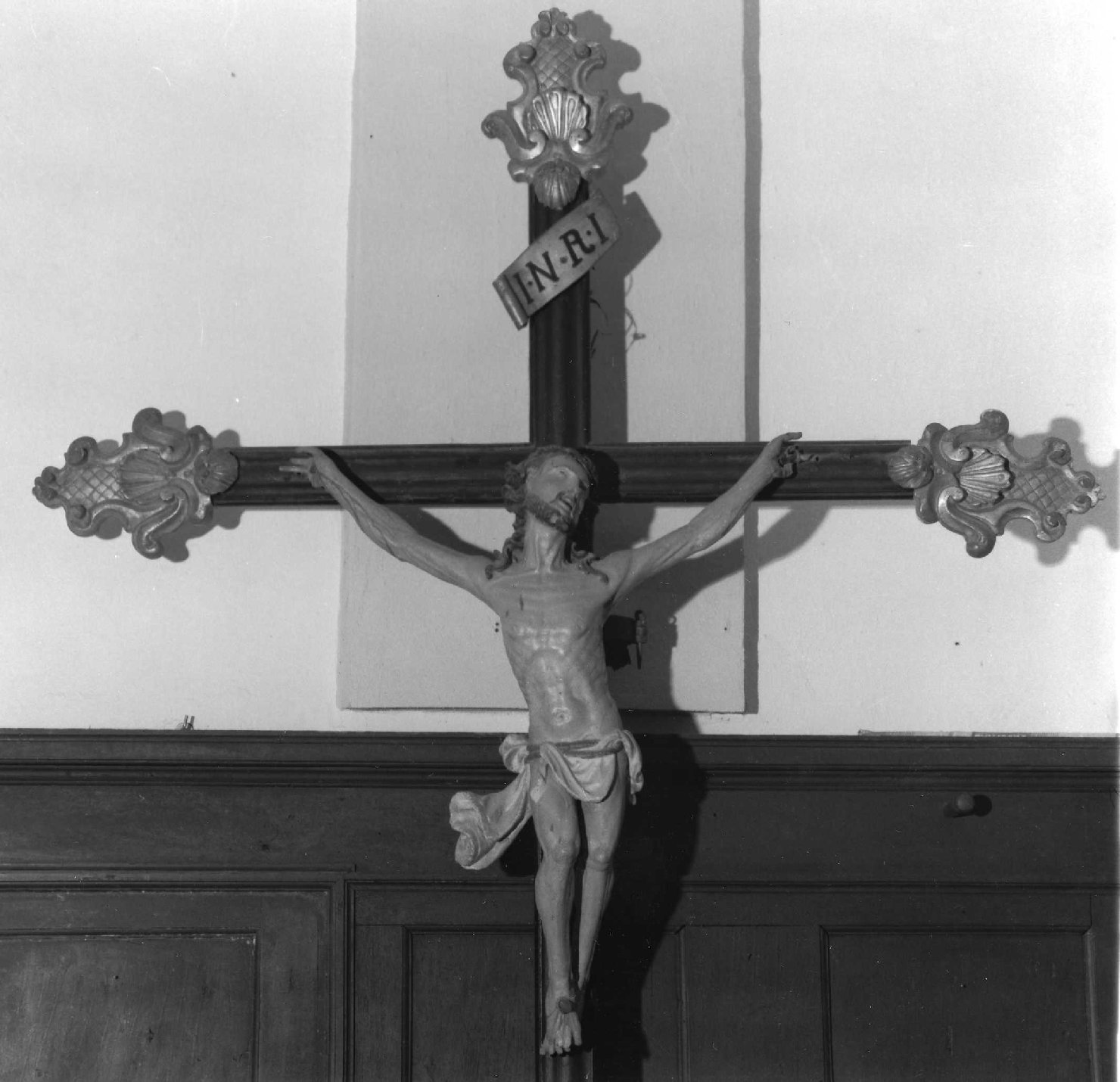 Cristo spirante, Cristo crocifisso dolente (scultura) - produzione ligure (metà sec. XVIII)