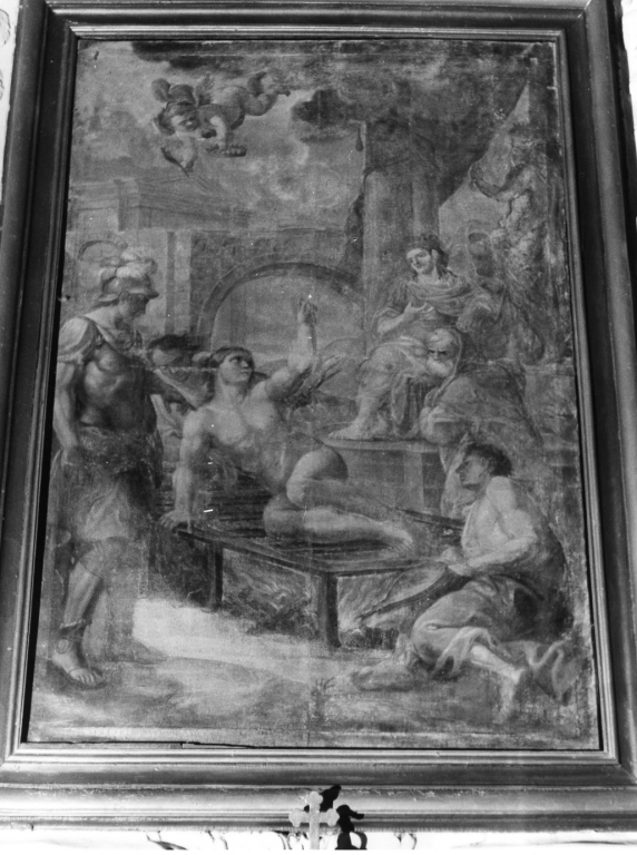 martirio di San Lorenzo (dipinto) - ambito laziale (sec. XVII)