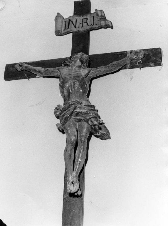 Cristo crocifisso (statua) - ambito laziale (sec. XIX)