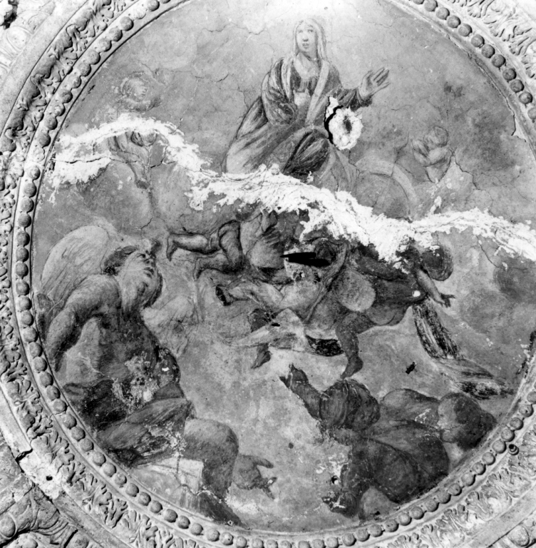 Madonna Assunta con angeli (dipinto) - ambito laziale (sec. XVIII)