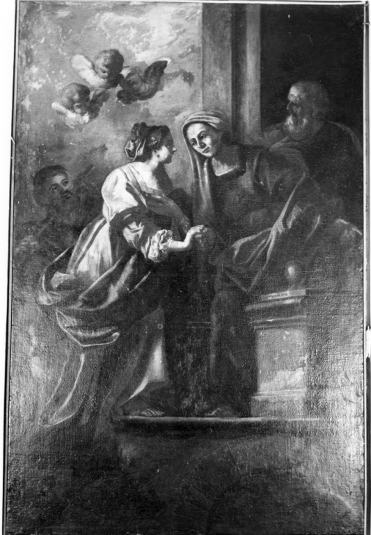 visitazione (dipinto) di De Caro Lorenzo (sec. XVIII)