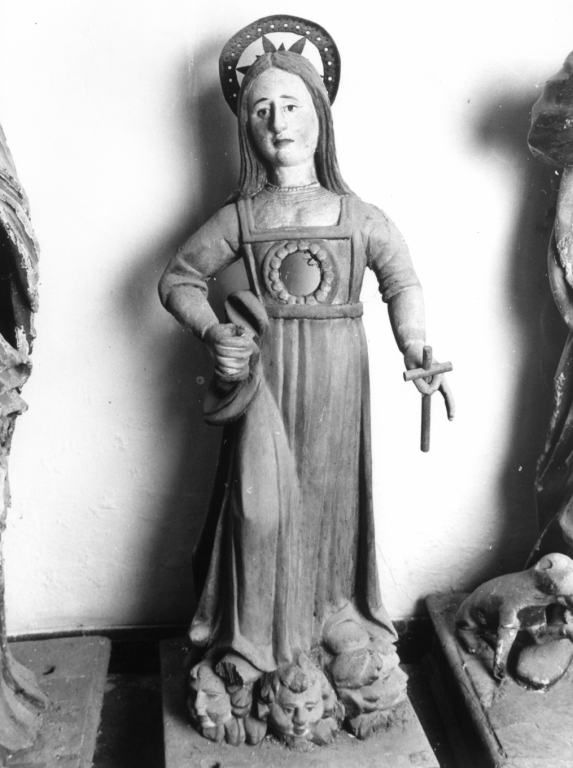 Madonna (statua) - ambito laziale (prima metà sec. XIX)