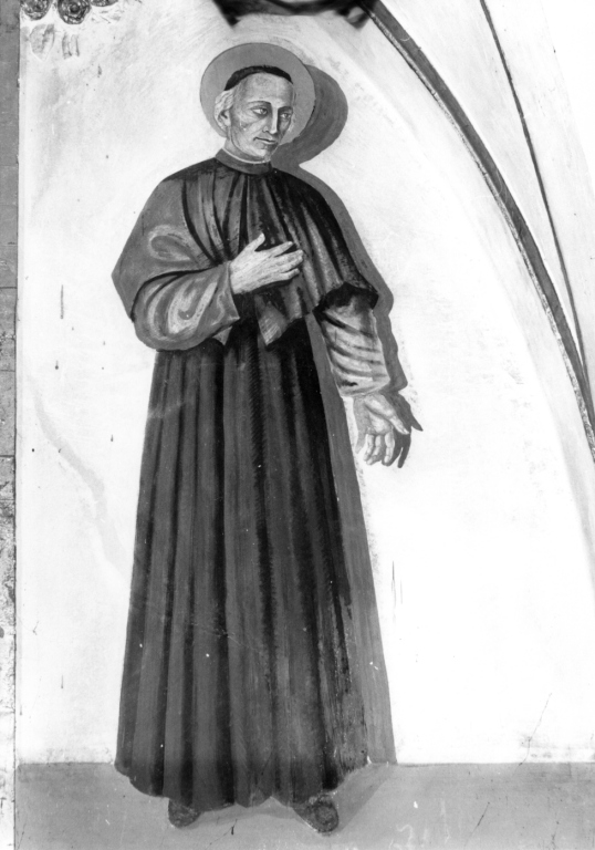 San Vincenzo dè Paoli (dipinto) - ambito laziale (sec. XIX)