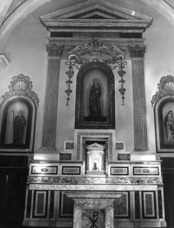 altare maggiore - ambito laziale (sec. XVIII)