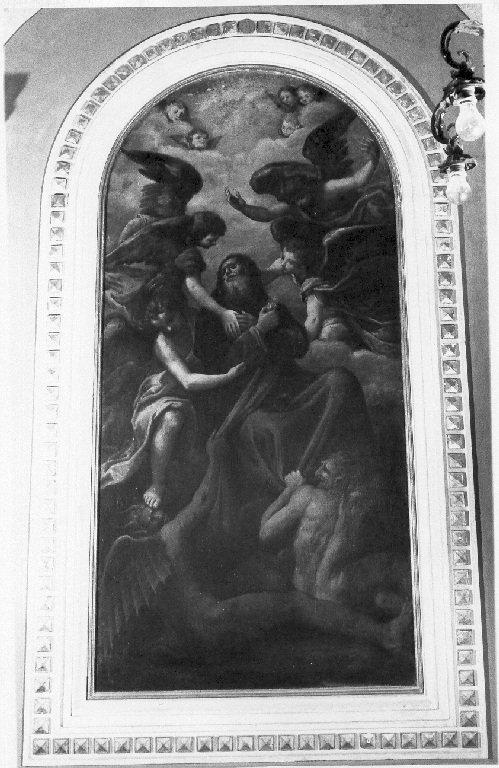 gloria di Sant'Antonio (dipinto) di Panico Antonio M (inizio sec. XVII)
