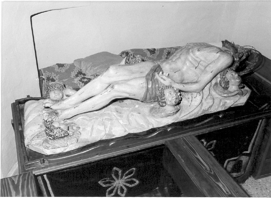 Cristo morto (scultura processionale) - ambito laziale (fine/inizio secc. XVII/ XVIII)