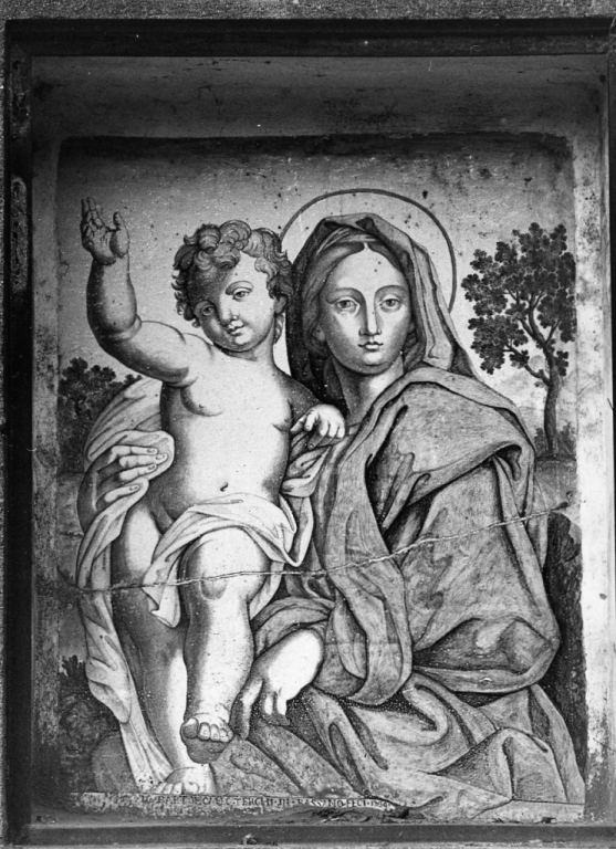 Madonna con Bambino (edicola) - ambito Italia centrale (sec. XVIII)