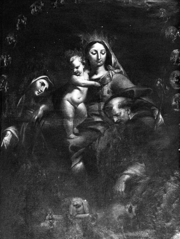 Madonna del Rosario (dipinto) - ambito Italia centrale (fine/inizio secc. XVII/ XVIII)