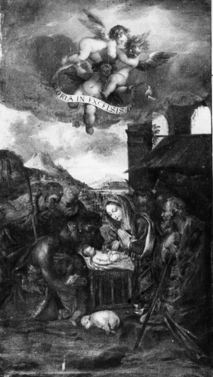 natività di Gesù (dipinto) - ambito veneto (fine/inizio secc. XVII/ XVIII)