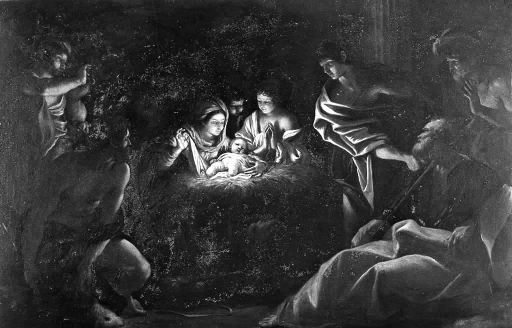 adorazione dei pastori (dipinto) di Lanfranco Giovanni (primo quarto sec. XVII)