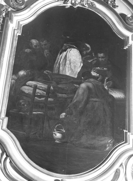 sette sacramenti: l'Estrema Unzione (dipinto) di Crespi Giuseppe Maria detto Spagnoletto (maniera) (sec. XVIII)
