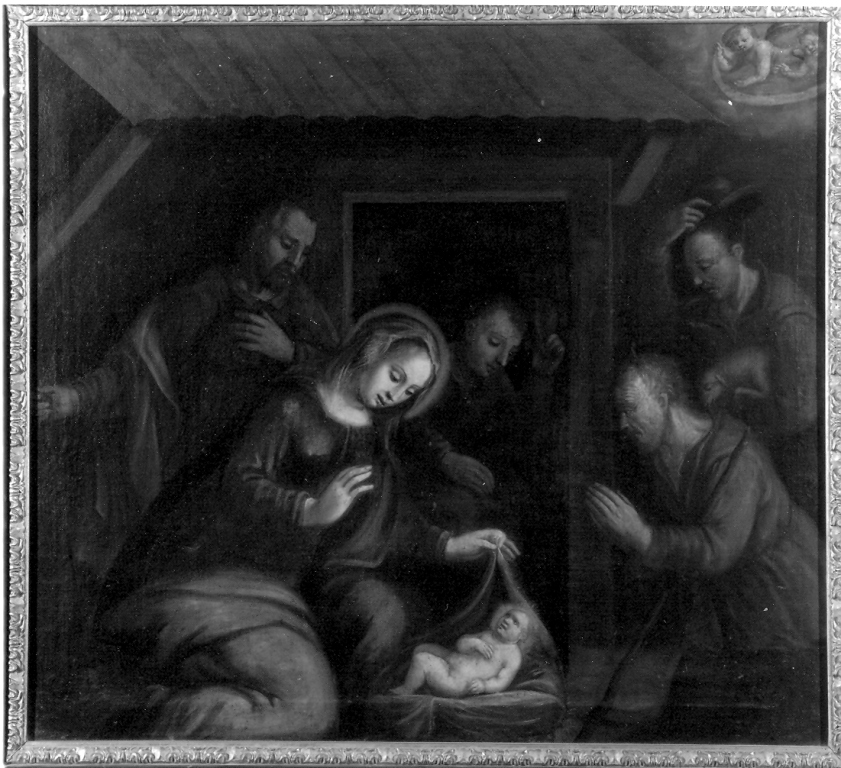adorazione dei pastori (dipinto) - ambito Italia settentrionale (sec. XVI)