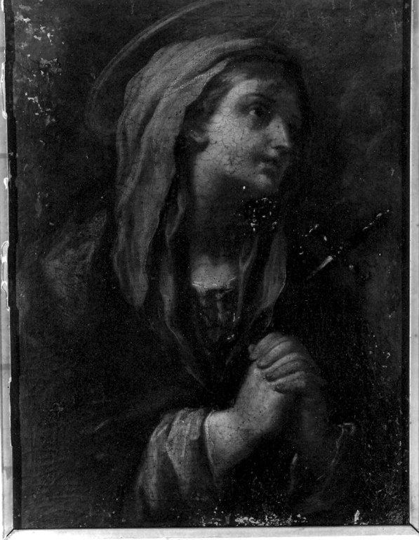 Madonna Addolorata, Madonna orante (dipinto) - ambito napoletano (primo quarto sec. XVIII)