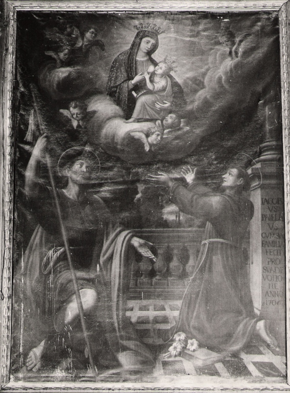 Madonna del Latte e Santi (dipinto) - ambito reatino (sec. XVIII)