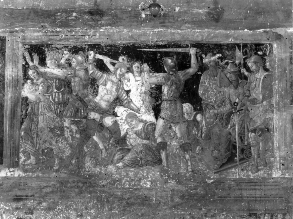 strage degli innocenti (dipinto) di Trofi Monaldo detto Truffetta (maniera) (sec. XVI)