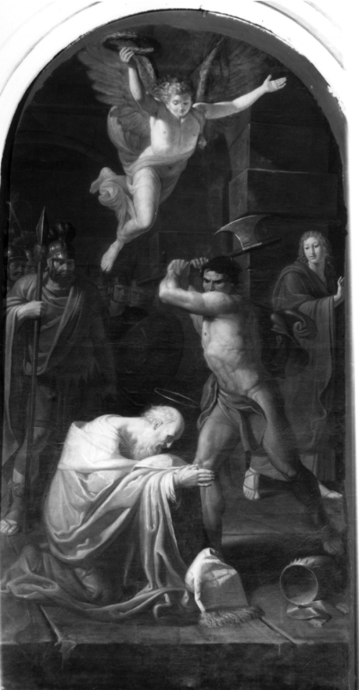 Martirio di San Aniceto papa (dipinto) di Berrettini Vincenzo (fine/inizio secc. XVIII/ XIX)