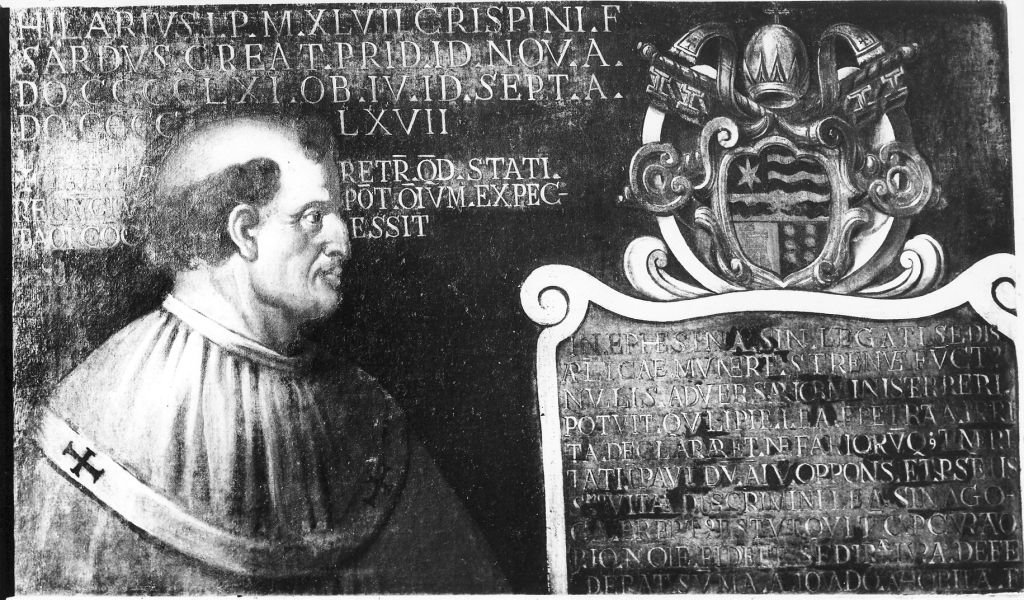 papa Ilario I (dipinto) - ambito Italia centrale (sec. XVII)