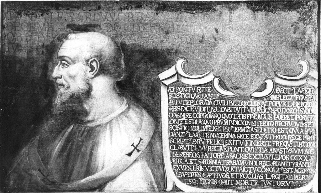 papa Simmaco I (dipinto) - ambito Italia centrale (sec. XVII)