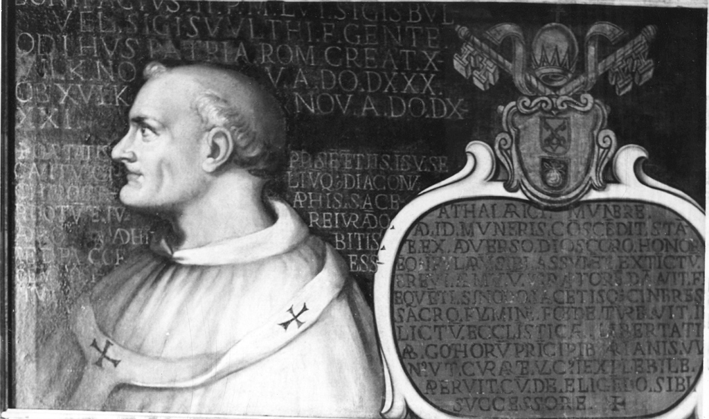 papa Bonifacio II (dipinto) - ambito Italia centrale (sec. XVII)