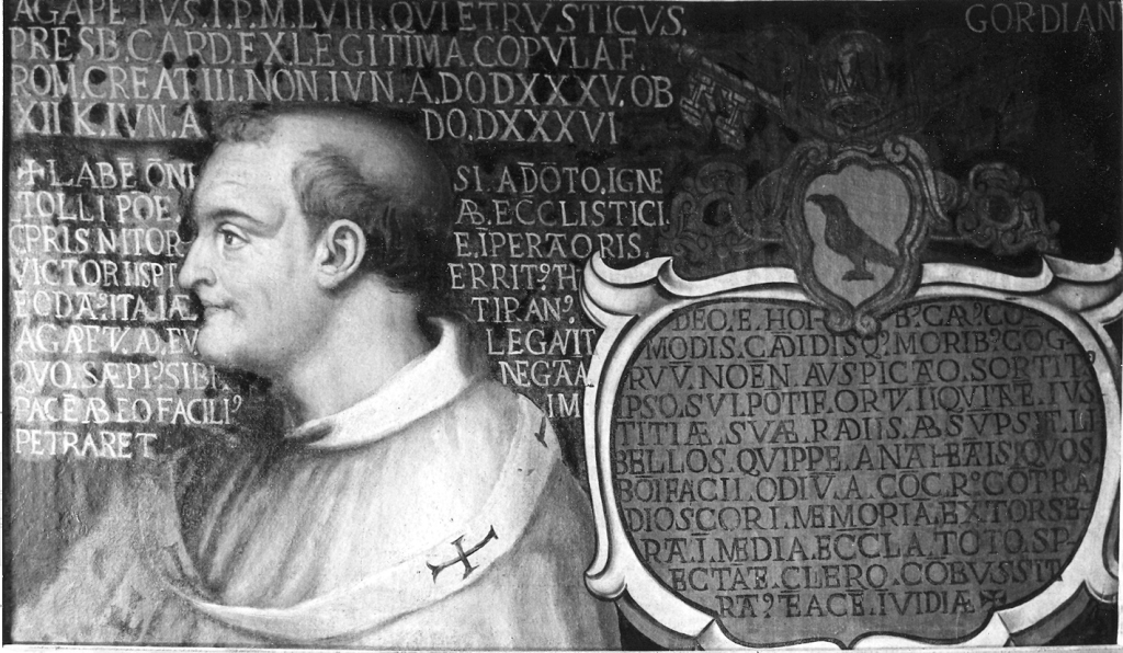 papa Agapito I (dipinto) - ambito Italia centrale (sec. XVII)