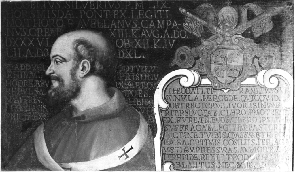 papa Celsio Silverio (dipinto) - ambito Italia centrale (sec. XVII)