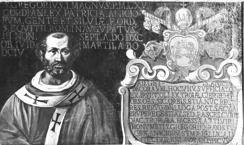papa Gregorio I (dipinto) - ambito Italia centrale (sec. XVII)