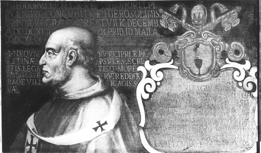 papa Teodoro I (dipinto) - ambito Italia centrale (sec. XVII)
