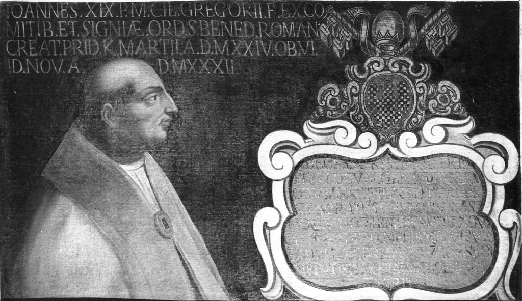 papa Giovanni XIX (dipinto) - ambito Italia centrale (sec. XVII)