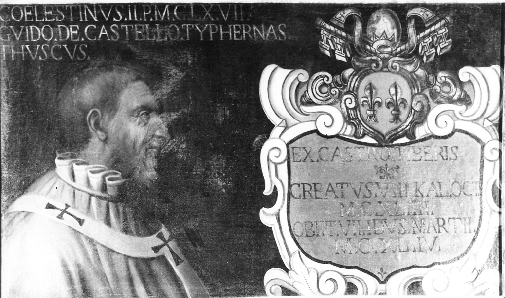 papa Celestino II (dipinto) - ambito Italia centrale (sec. XVII)