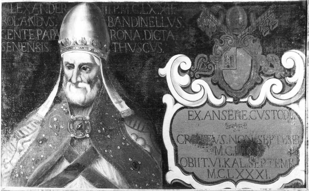 papa Alessandro III (dipinto) - ambito Italia centrale (sec. XVII)