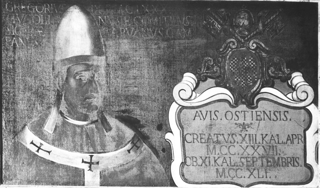 papa Gregorio IX (dipinto) - ambito Italia centrale (sec. XVII)