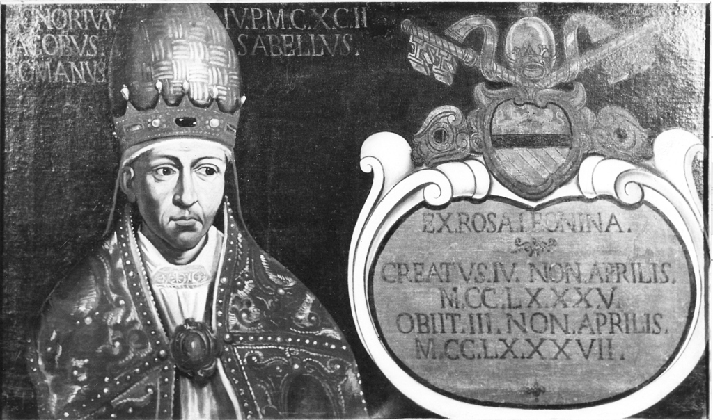 papa Onorio IV (dipinto) - ambito Italia centrale (sec. XVII)