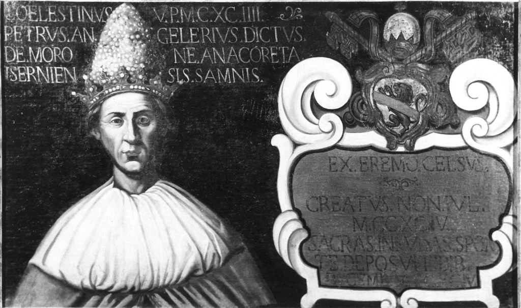 papa Celestino V (dipinto) - ambito Italia centrale (sec. XVII)