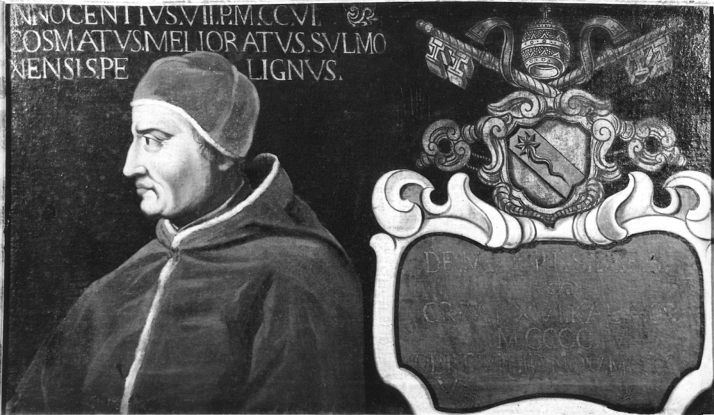 papa Innocenzo VII (dipinto) - ambito Italia centrale (sec. XVII)