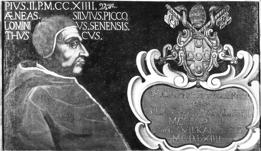 papa Pio II (dipinto) - ambito Italia centrale (sec. XVII)