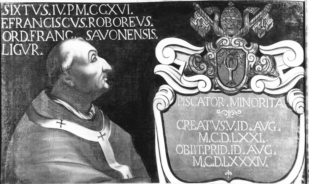 papa Sisto IV (dipinto) - ambito Italia centrale (sec. XVII)