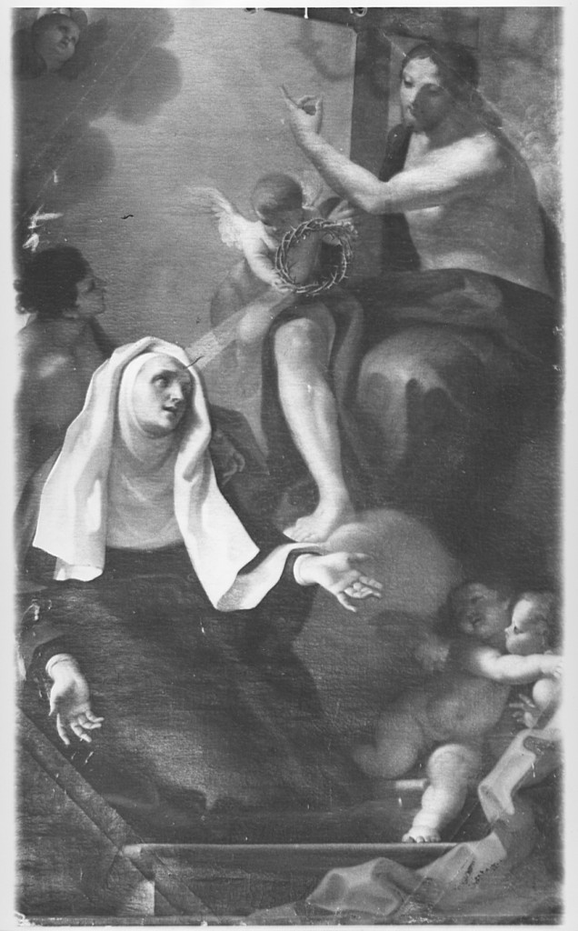 visione di Santa Rita (dipinto) - ambito romano (fine/inizio secc. XVII/ XVIII)