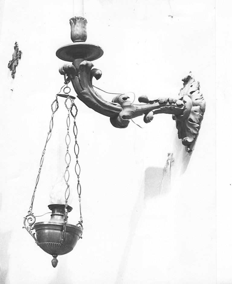 lampada pensile, coppia - ambito laziale (sec. XIX)