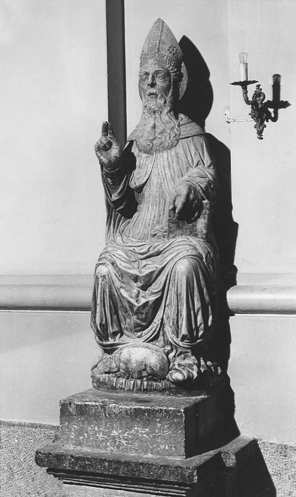Sant'Antonio Abate (scultura) - ambito laziale (prima metà sec. XV)
