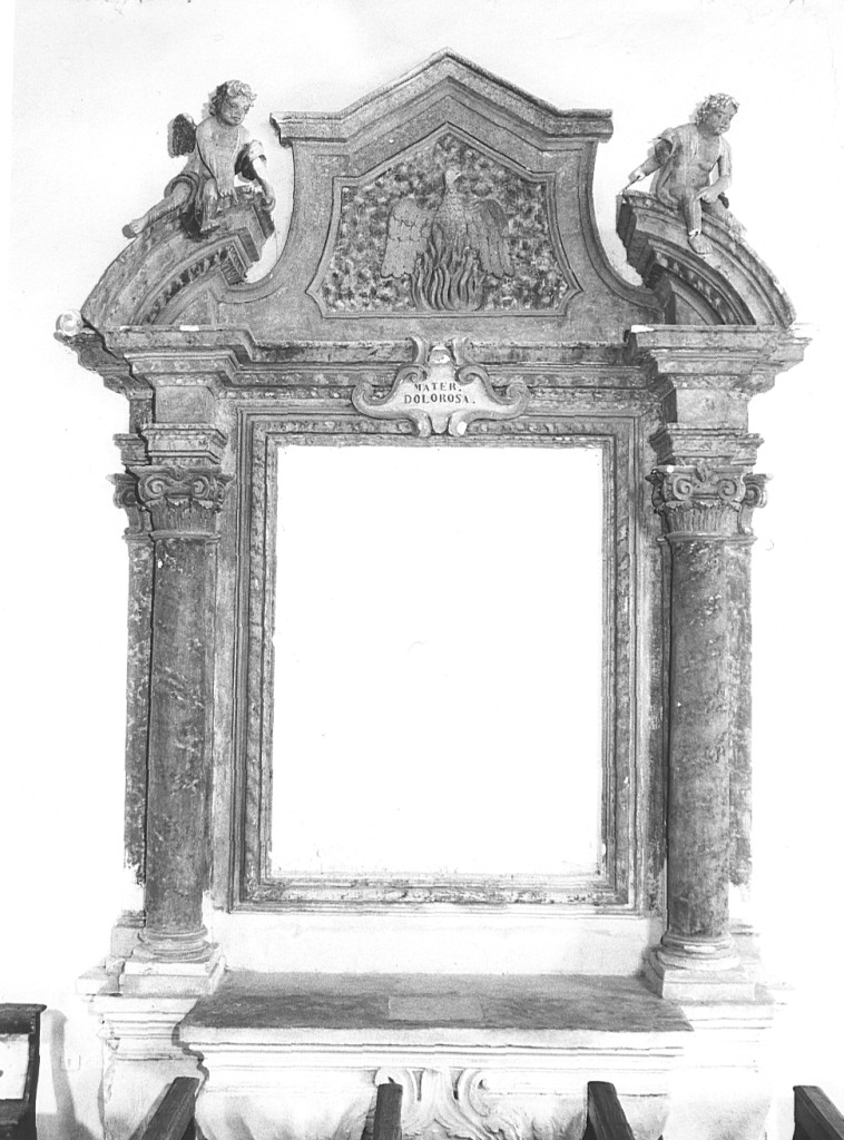 mostra d'altare - ambito laziale (fine/inizio secc. XVII/ XVIII)
